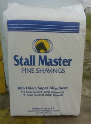 Pine wood shavings