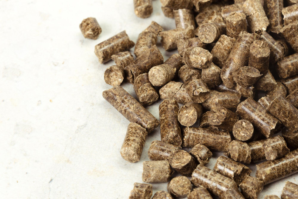 Wood pellets for animal bedding